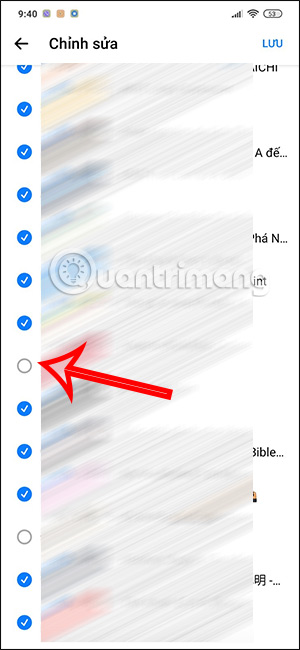 Ẩn đoạn chat cộng đồng Messenger