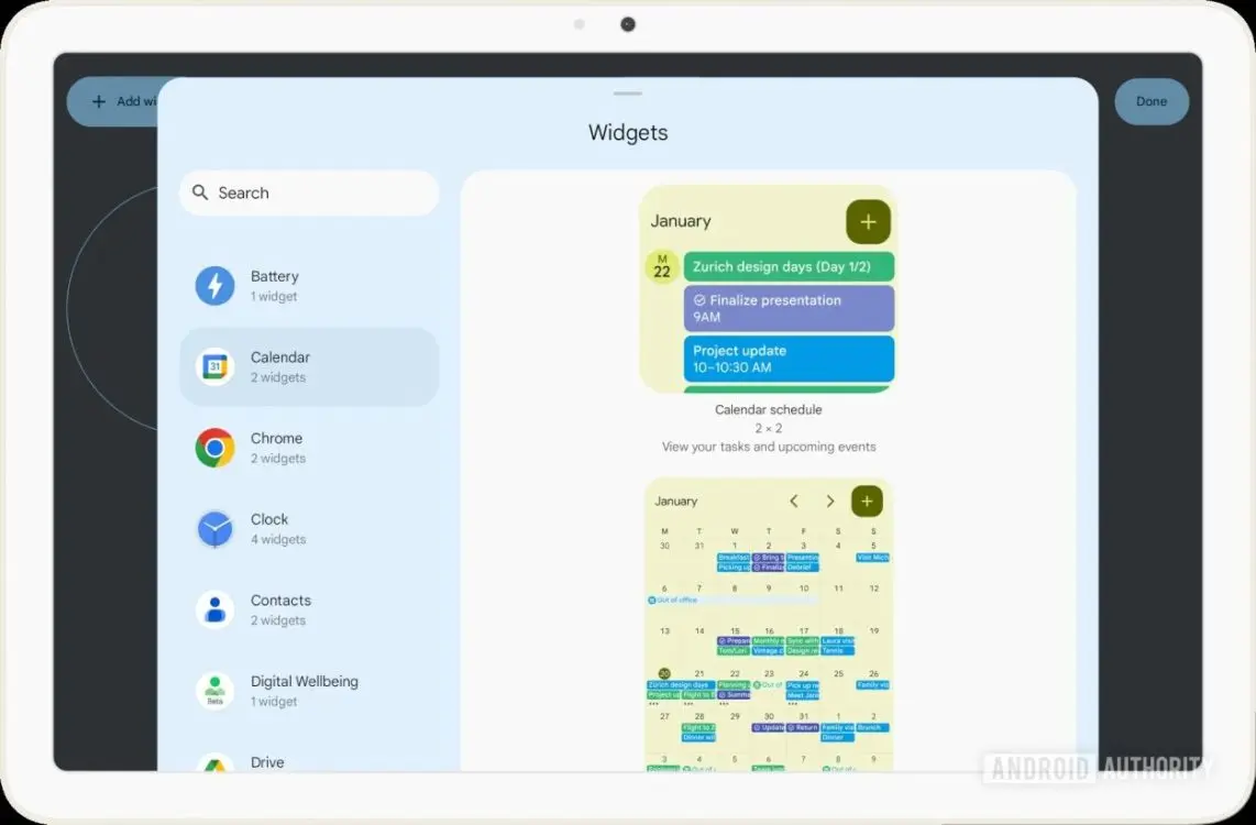 Widget Lockscreen Android 15