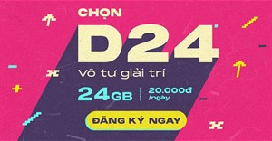 Hướng dẫn đăng ký D24 MobiFone nhận ngay 24GB chỉ 10.000đ