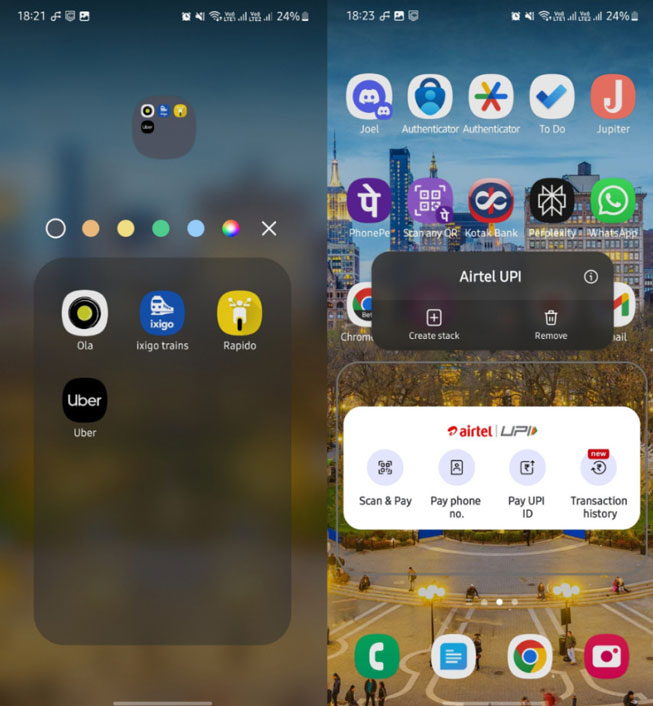 One UI 6.1 cung cấp nhiều widget màn hình chính hơn
