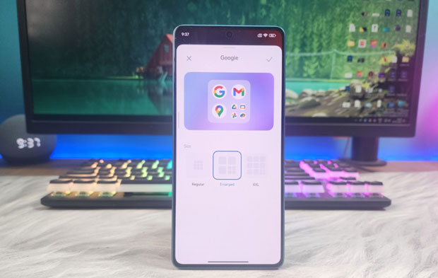 HyperOS cung cấp cho bạn nhiều cách để sắp xếp ứng dụng trong các thư mục