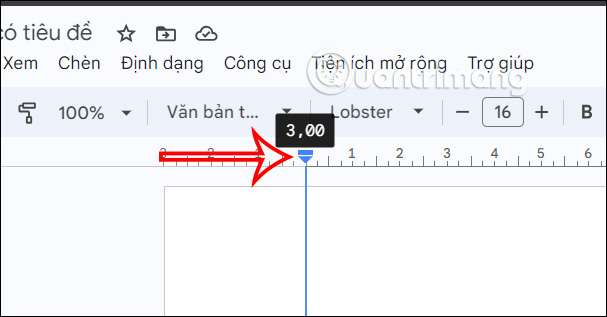 Adjust the top margin for Google Docs documents