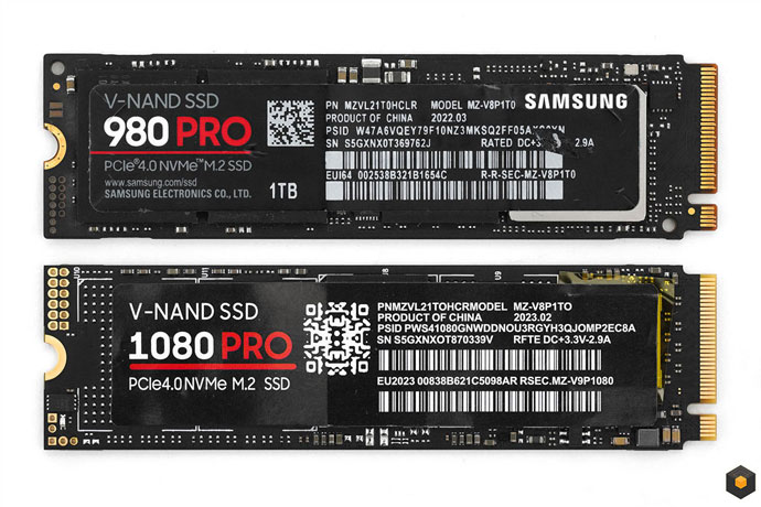 SSD Samsung 1080 PRO giả và 980 PRO