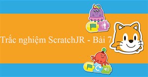 Trắc nghiệm ScratchJR: Bài 7 - Phát triển hoạt cảnh
