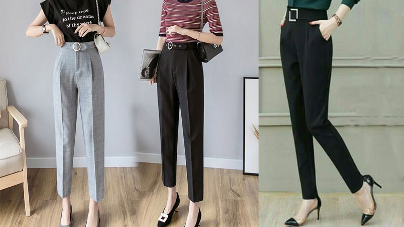 Quần âu có đường kẻ ở giữa