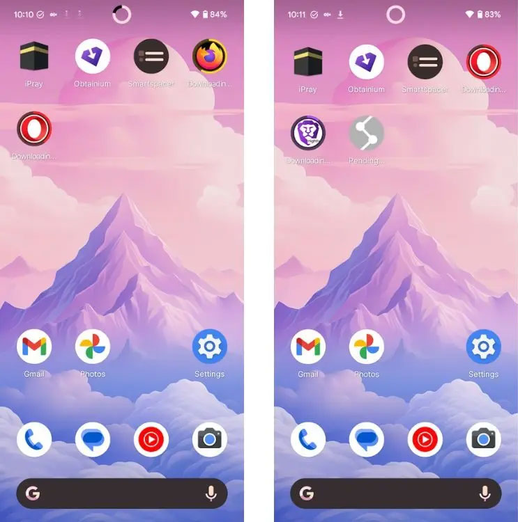 Google Play Store tải xuống nhiều ứng dụng
