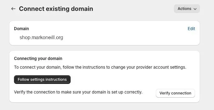 Nhấp vào Follow settings instructions