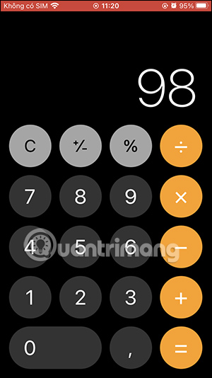 Iphone calculation video recording 