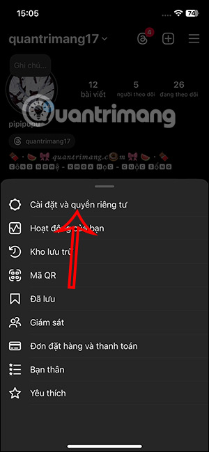 Cài đặt Instagram