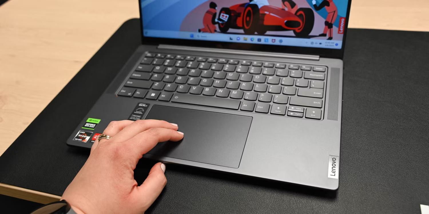 Sử dụng trackpad trên Lenovo Slim Pro 7