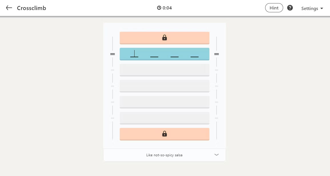 Chơi game Crossclimb trên LinkedIn