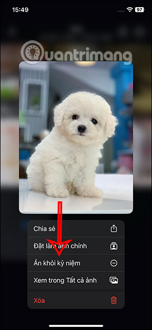 Ẩn ảnh trong album Kỷ niệm
