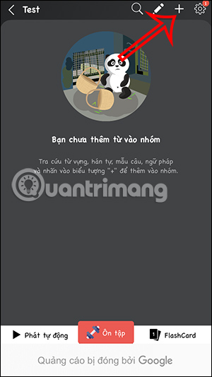 Thêm từ vựng vào sổ tay