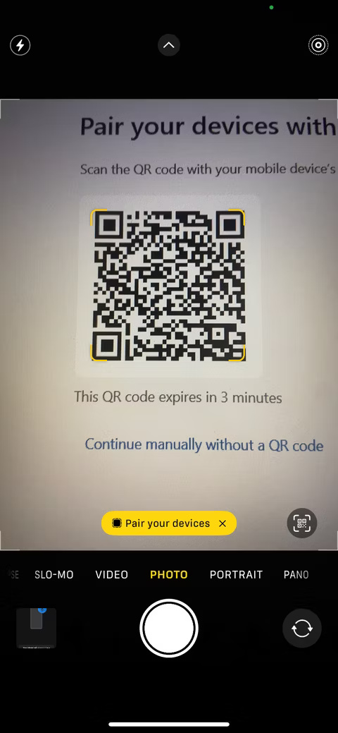 Quét mã QR trên iPhone