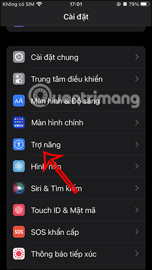 Trợ năng trên iPhone