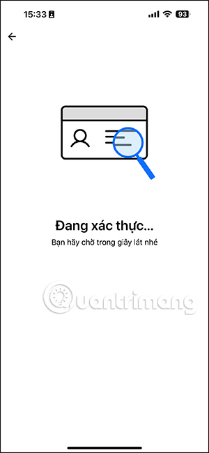 Xác thực thông tin trên CCCD