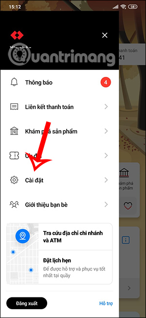 Cài đặt Techcombank Mobile
