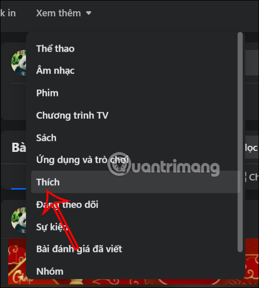Xem Fanpage Facebook đã thích 