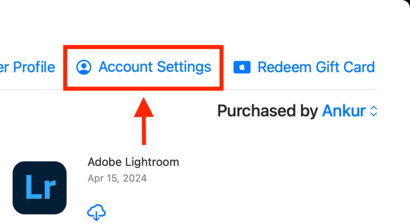 Tài khoản App Store trên Mac