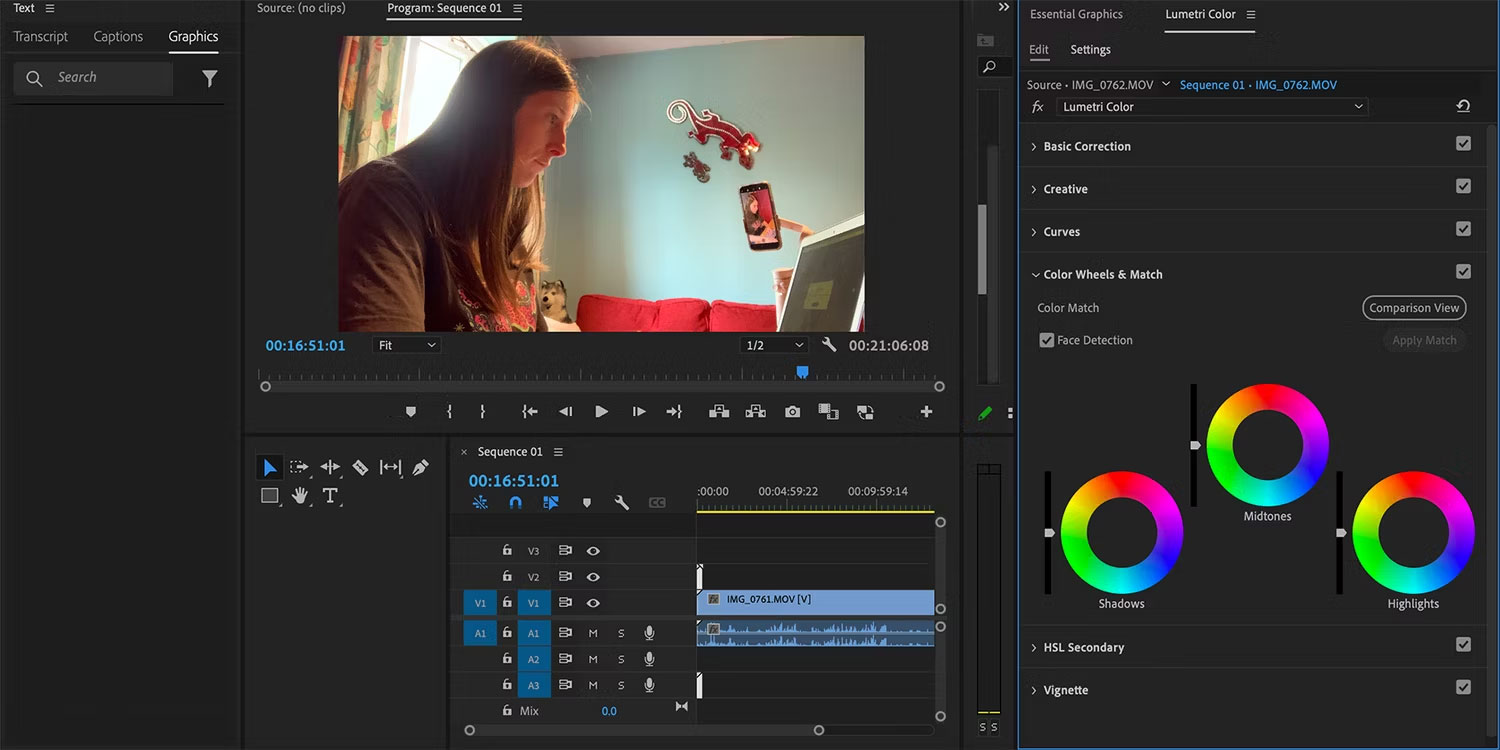 Chỉnh màu Premiere Pro