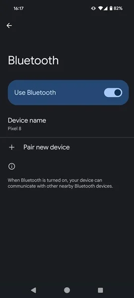 Tắt chức năng Bluetooth trên thiết bị Android.