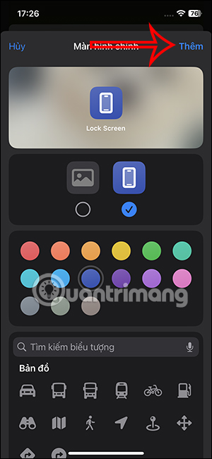 Thêm phím tắt khóa màn hình iPhone