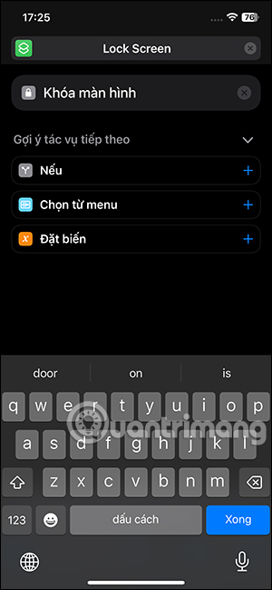 Phím tắt khóa màn hình iPhone