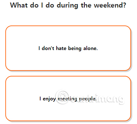 Trả lời câu hỏi Personal Color Test