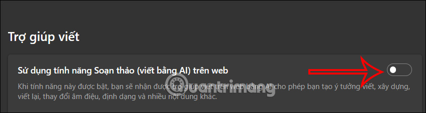 Tắt viết lại trên Copilot Edge 