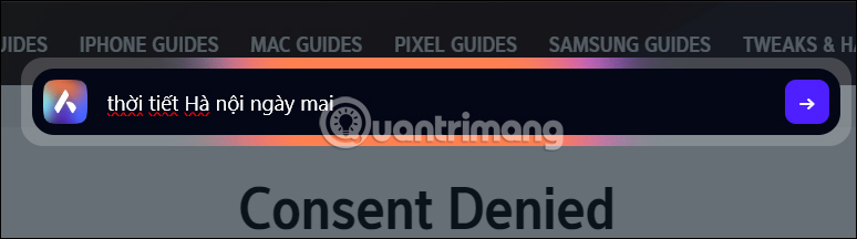 Kích hoạt Opera Aria bằng phím tắt