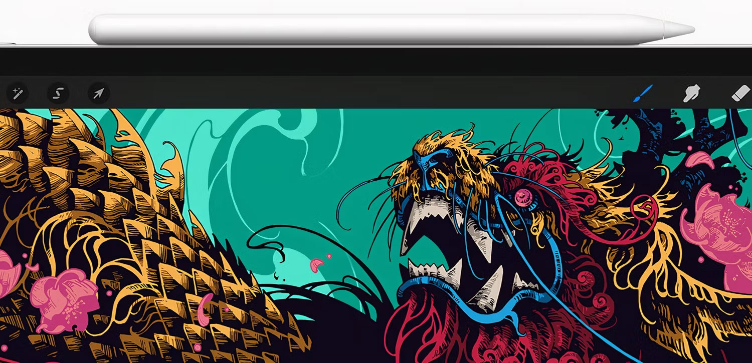 Apple Pencil 2 với iPad Pro thế hệ thứ 4