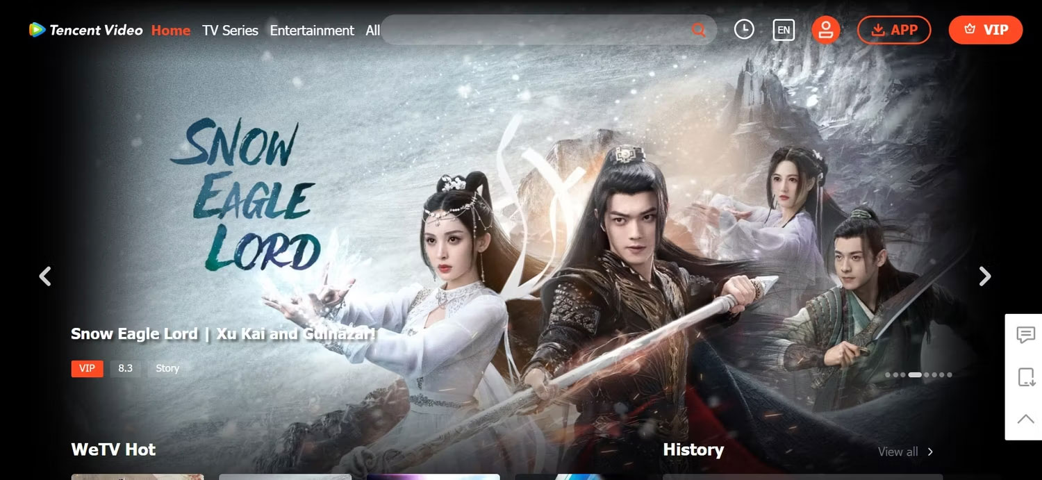 Trang chủ WeTV VIP