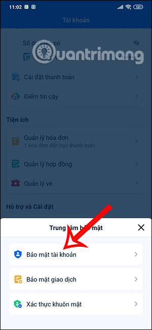 Bảo mật tài khoản ZaloPay