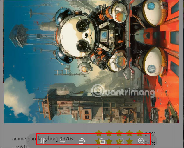 Tùy chỉnh ảnh trên AI Up House