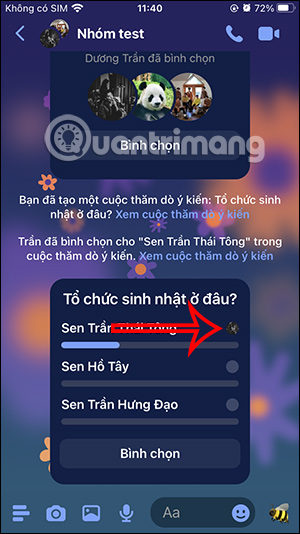 Người tham gia bình chọn
