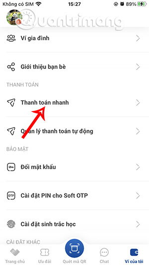 Thanh toán nhanh trên VNPAY