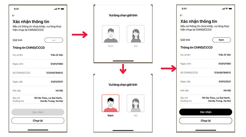 Mở tài khoản trên Techcombank Mobile