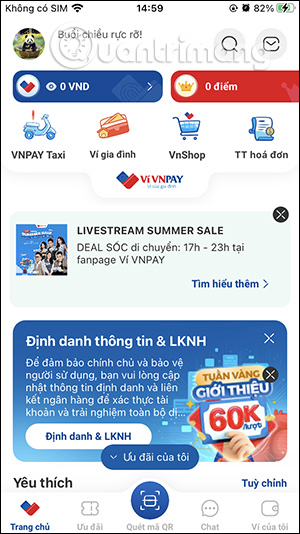 Giao diện VNPAY
