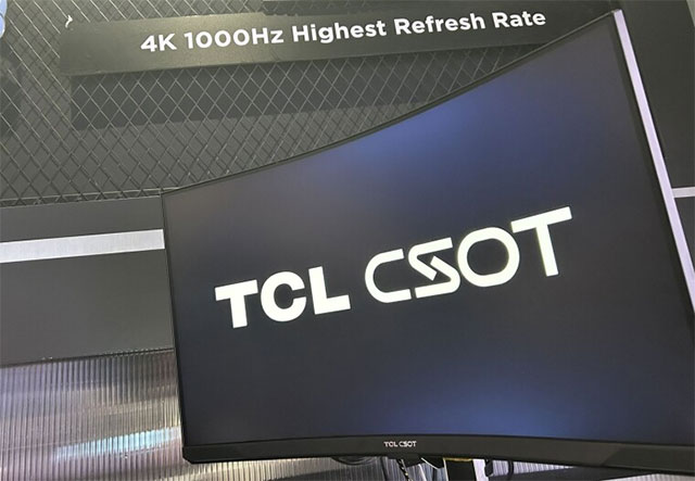 TCL ra mắt màn hình 4K tần số quét 1000Hz, có tiền chưa mua được