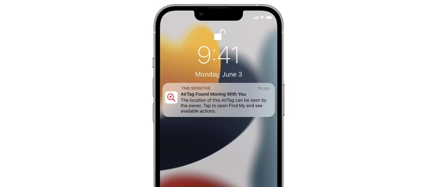 Thông báo Apple AirTag di chuyển cùng bạn