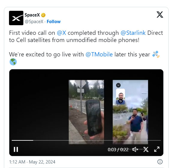 Chia sẻ của Space X