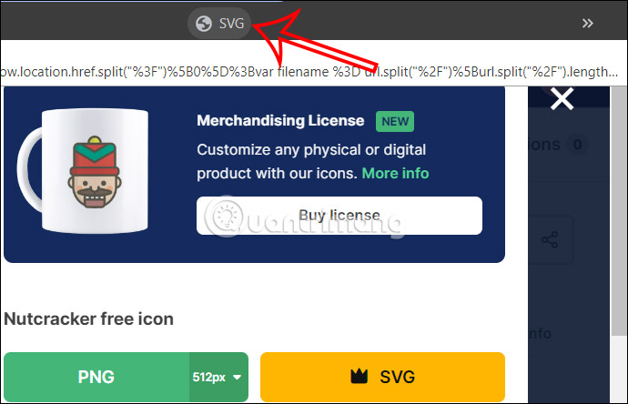Lưu icon vào bookmark 