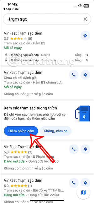 Thêm phích cắm cho sạc