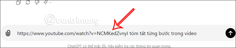 Tóm tắt video trên ChatGPT-4o từng bước