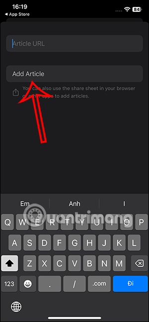 Paste link vào Flyleaf