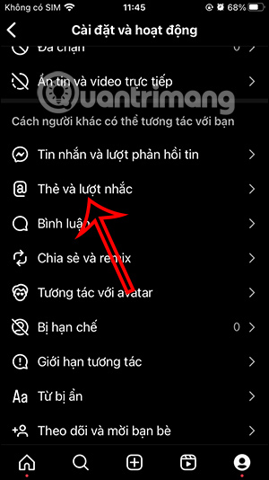 Thẻ trên Instagram