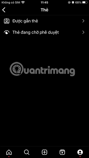Xét thẻ tên Instagram thủ công