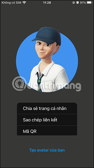 Tùy chỉnh ảnh đại diện Instagram