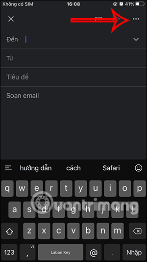 Tùy chỉnh email