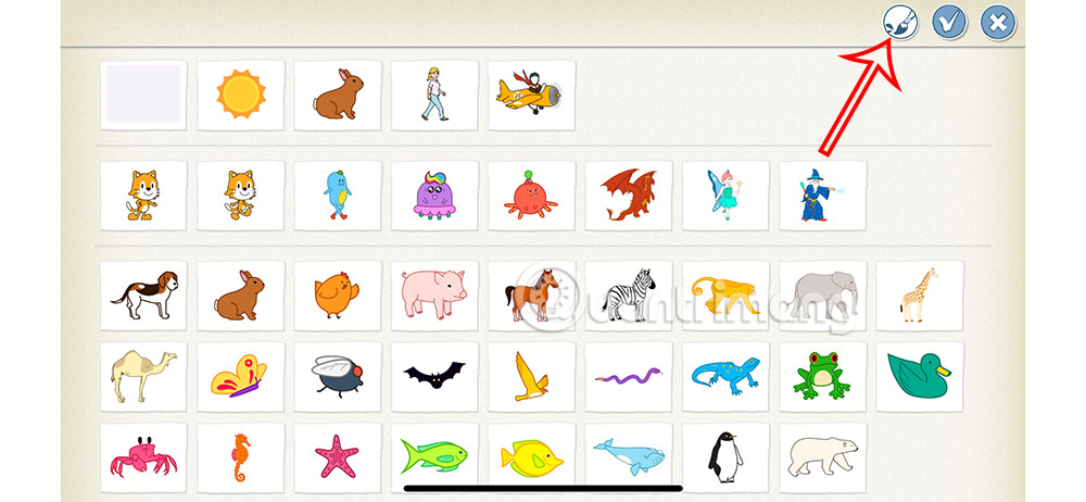 Thiết kế nhân vật trong ScratchJR